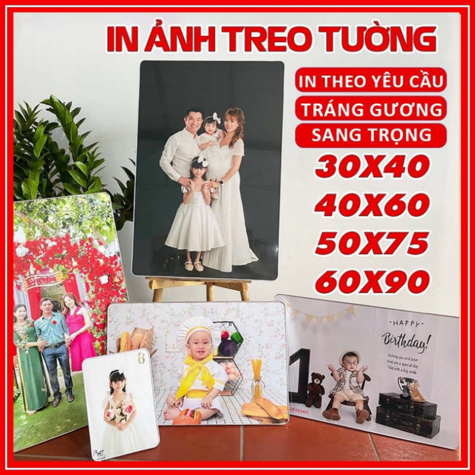 กรอบรูปกระจก 30x40, 40x60, 50x75, 60x90 แขวนผนัง, กรอบรูปครอบครัว, การพิมพ์ภาพถ่ายส่วนตัวจากโทรศัพท์