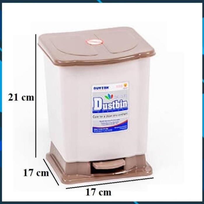 ถังขยะแบบเหยียบมินิฝาพับ MINI ขนาด 17x17x21cm. DT766