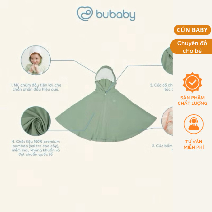BUBABY - ผ้าคลุมกันแดดสําหรับเด็กทารก