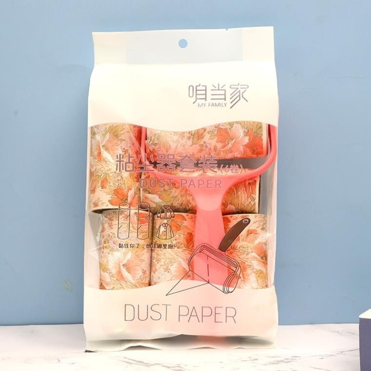 DUST ROLLER BAG SET INCLUDES 1 ROLLER และ 6 LALILA LAND DUST ROLLER CORE - CONTVENENT เสื้อผ้า DUST 