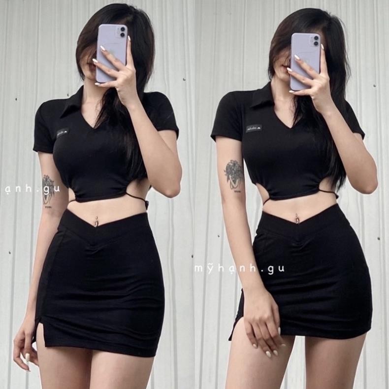 BEAUTIFUL ROLLED WAIST CROPTOP H90