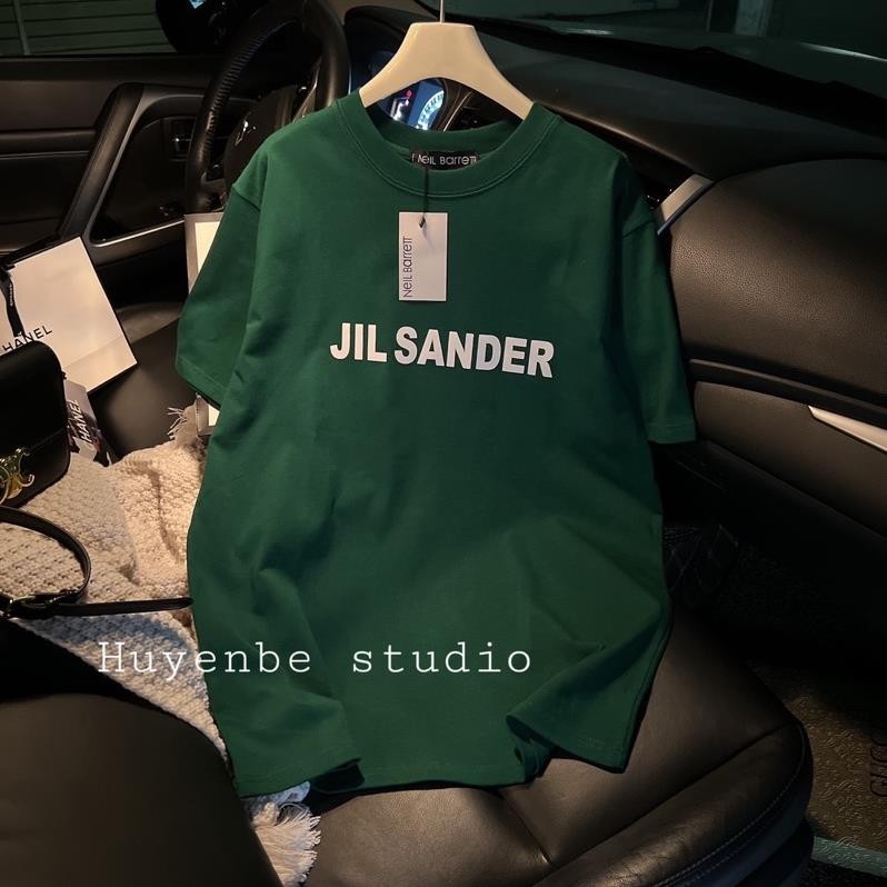 Jil Sander เสื้อยืดแขนสั้นสําหรับผู้ชายและผู้หญิง