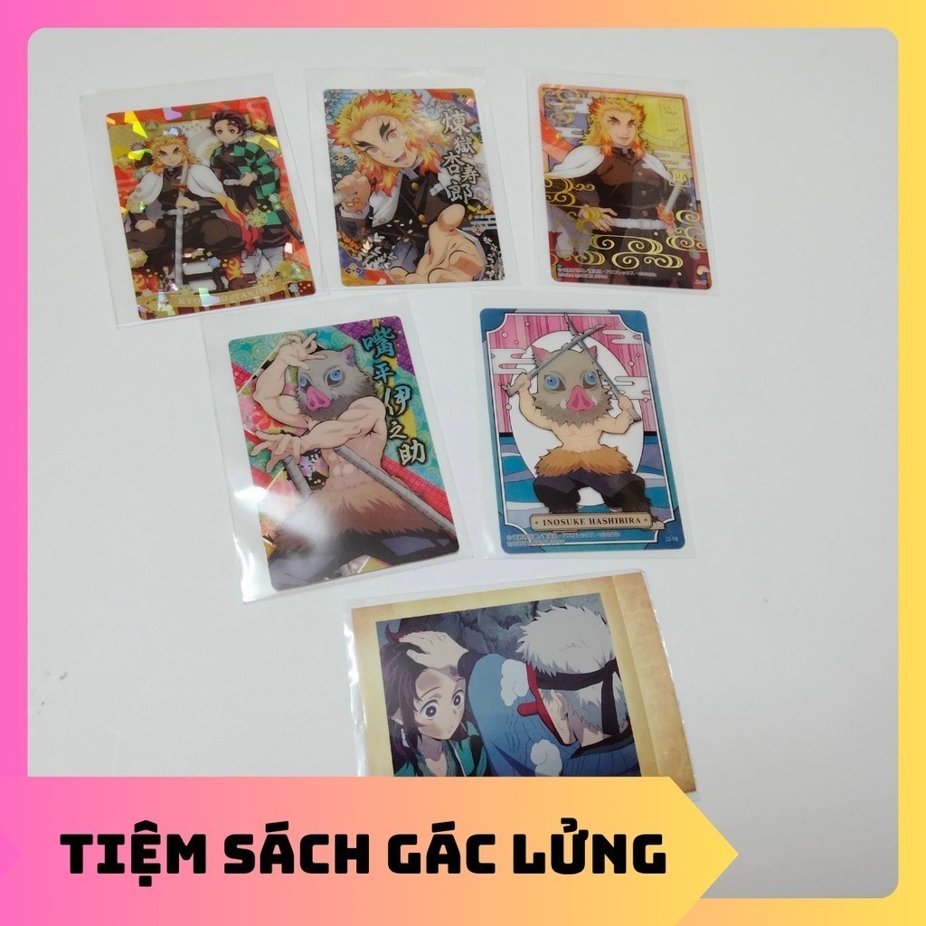 CARD COLLECTION การ์ดตัวละคร Kimetsu no Yaiba หลายขนาด