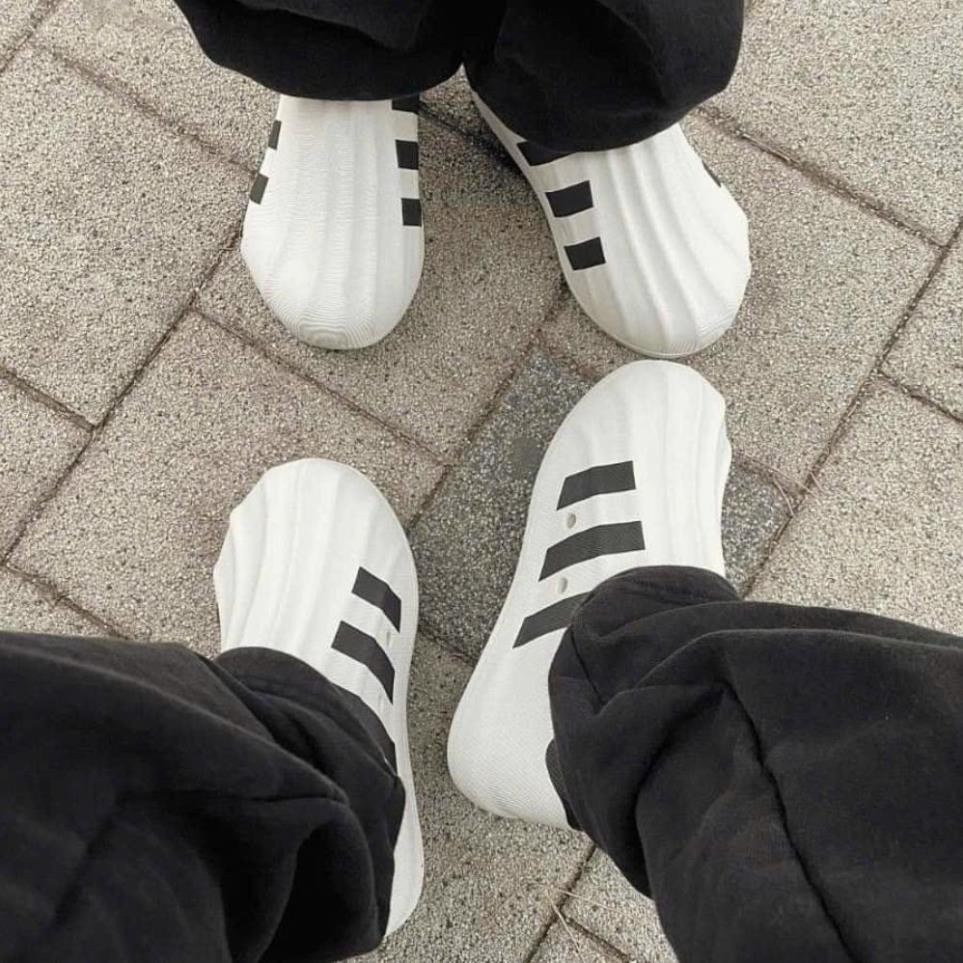 Adidas_Adifom Superstar Black White Shoes รองเท้าผ้าใบสีดําและสีขาว Adiform พรีเมี่ยม