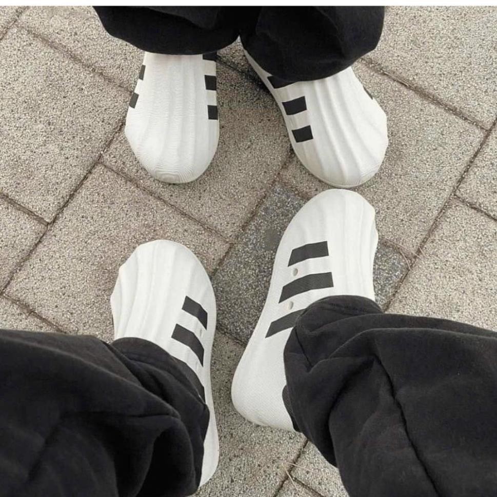 Adidas_Adifom Superstar Black White Shoes รองเท้าผ้าใบสีดําและสีขาว Adiform พรีเมี่ยม