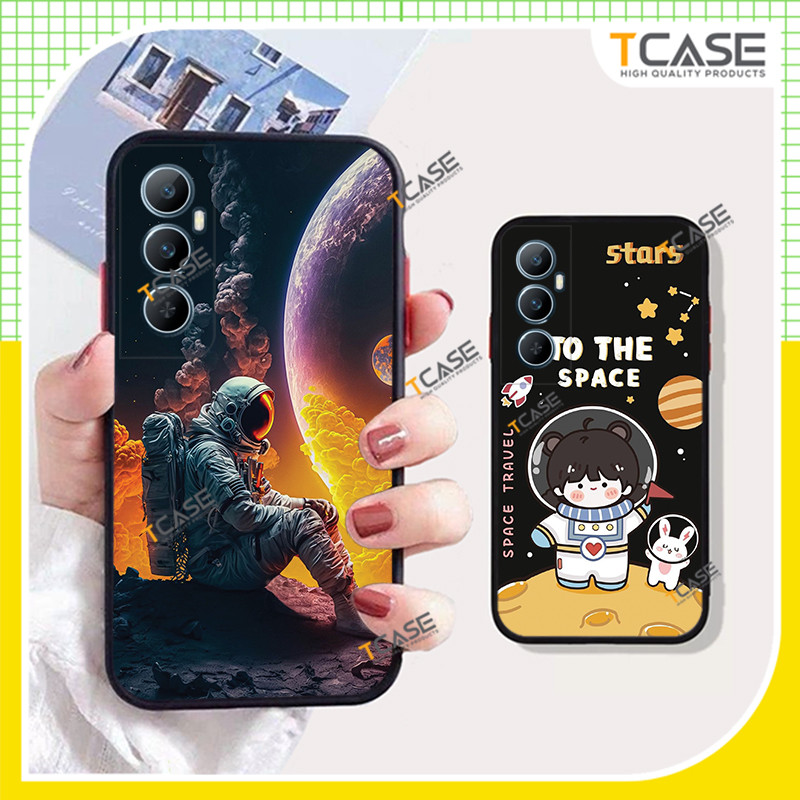 เคส Realme C65, Realme C65s พิมพ์ลายนักบินอวกาศ - Tcase