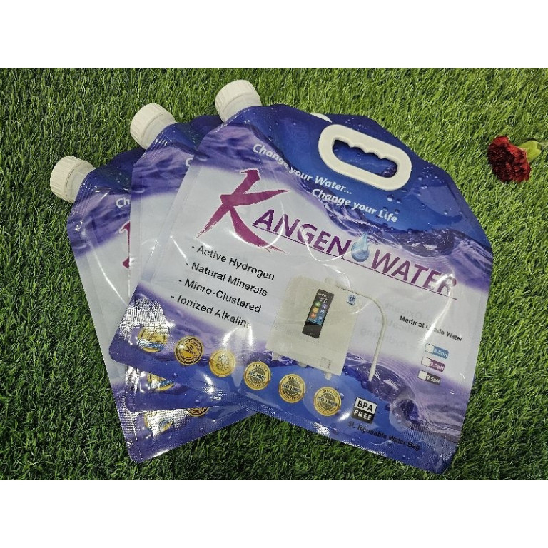 COMBO 3 5LIT อัลคาไลน์ ION ถุงน้ํา KEEP HYDROGEN (PURPLE K8 MACHINE SHAPE)