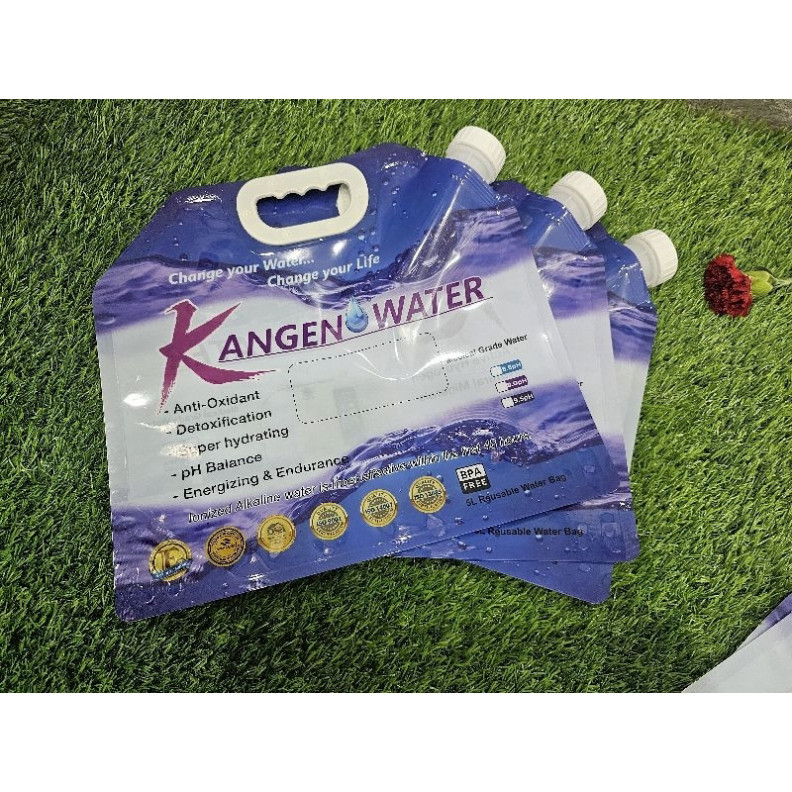 COMBO 3 5LIT อัลคาไลน์ ION ถุงน้ํา (PURPLE K8 MACHINE SHAPE) KEEPS HYDROGEN