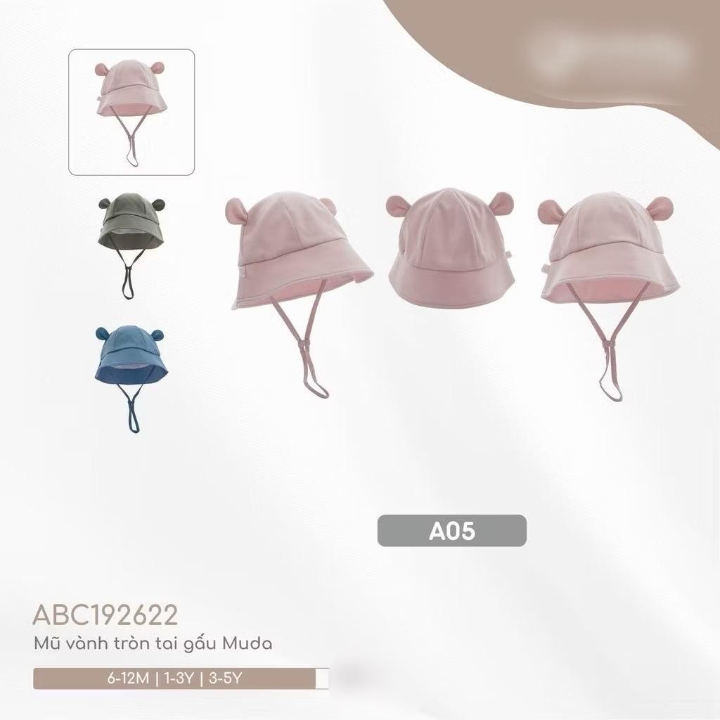 หมวกปีกรอบหูหมี Muda ยี่ห้อ Bubaby
