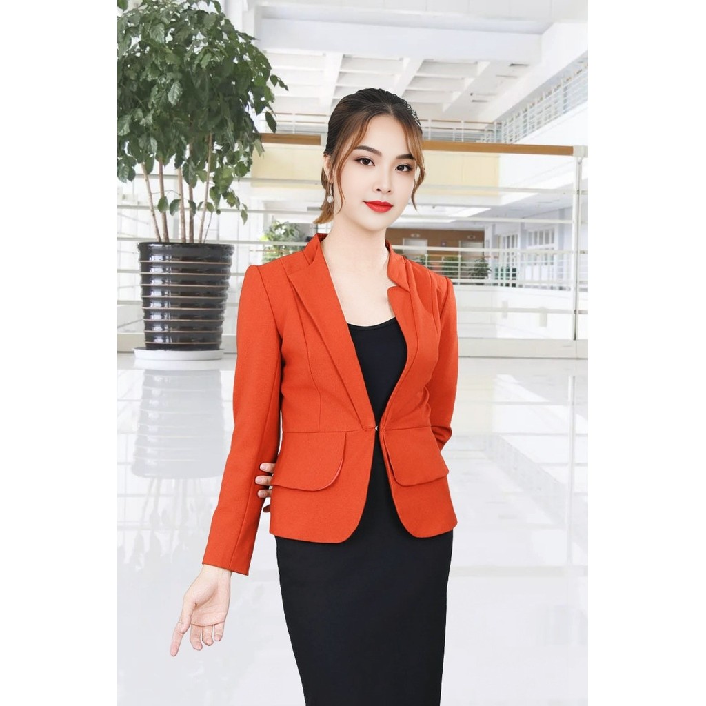 เสื้อกั๊กข้าวสีแดงพลัมแขนยาว2ชั้นและปกข้างเดียวที่คอ เฉลี่ย08DM