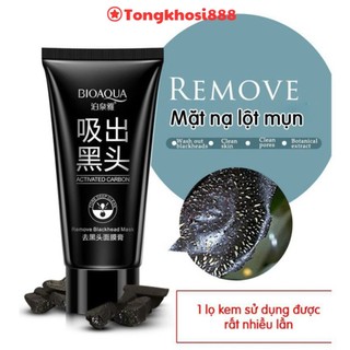 PVN59054 Gel Lột Mụn Đầu Đen Than Tre Bioaqua(Tuýp Đen)