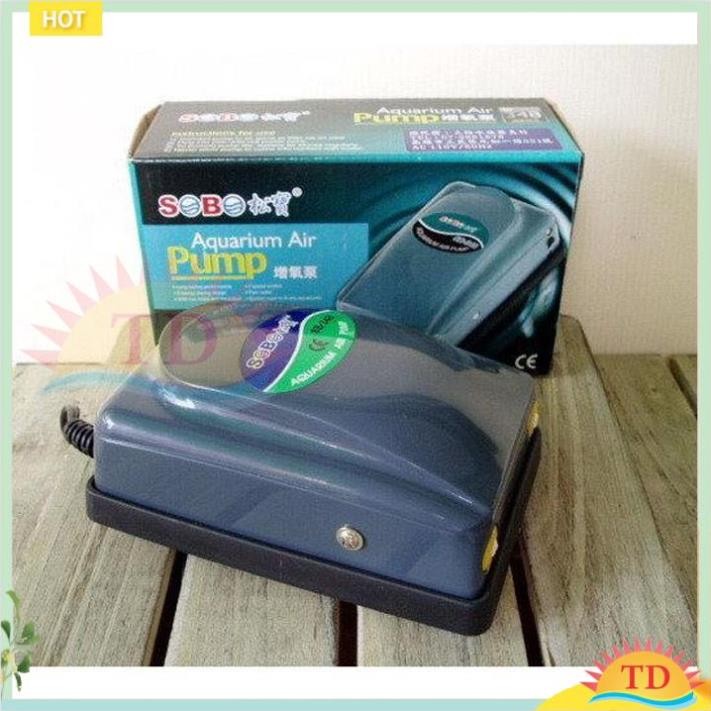 OXY Sobo SB-648 เครื่องกําเนิดออกซิเจนตู้ปลา 2 หัว SOBO Songbao SB-648 ปั๊มคู่, ปั๊มเติมอากาศโปร่งใส