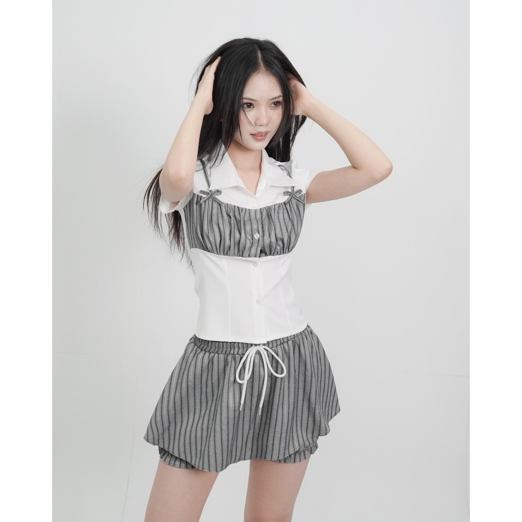 กางเกง DALLA กระโปรงบาน (Q02) Tricka Short