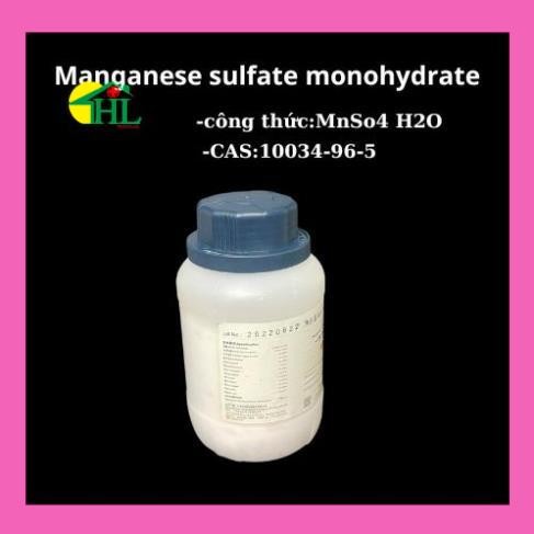 เคมี: แมงกานีสซัลเฟต Monohydrate MnSO4H2o 500g จีน