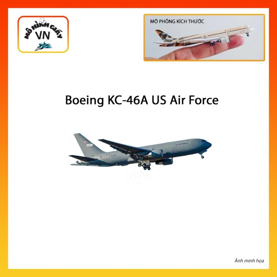 [1:400] โบอิ้ง KC-46A (B767) US Air Force Assembly Paper รุ่น - MohinhgiayVN