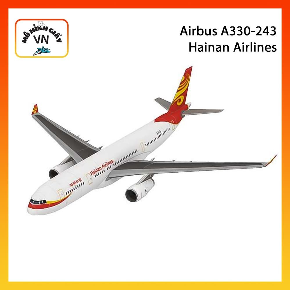 Airbus A350-243 รุ่นกระดาษประกอบ Hainan Airlines - MohinhgiayVN