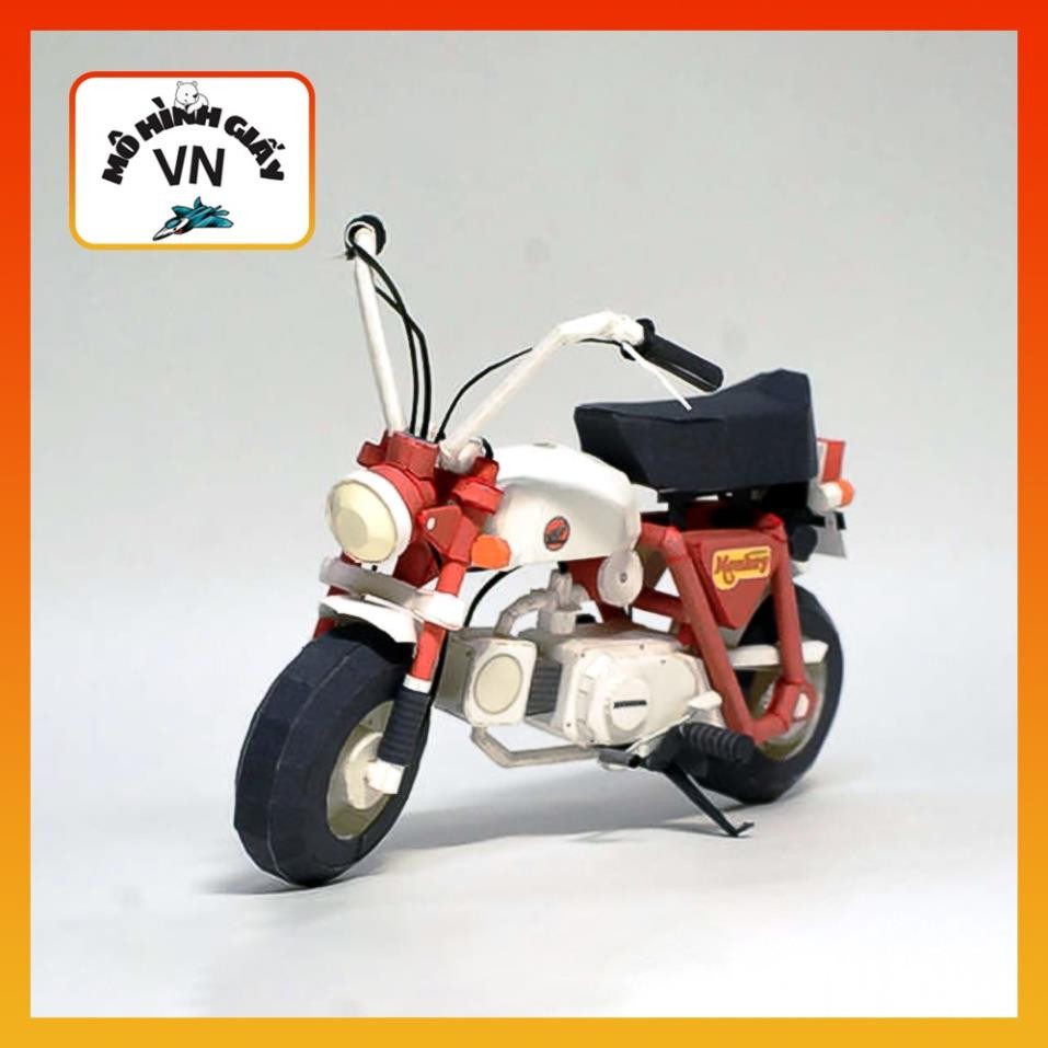 Honda Z50A Mokey Bike โมเดลกระดาษประกอบรถจักรยานยนต์