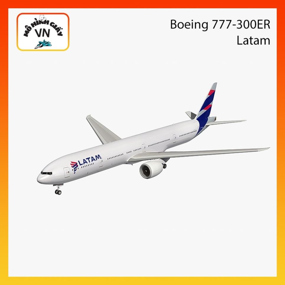 โบอิ้ง 777-300ER รุ่นกระดาษประกอบ Latam - MohinhgiayVN