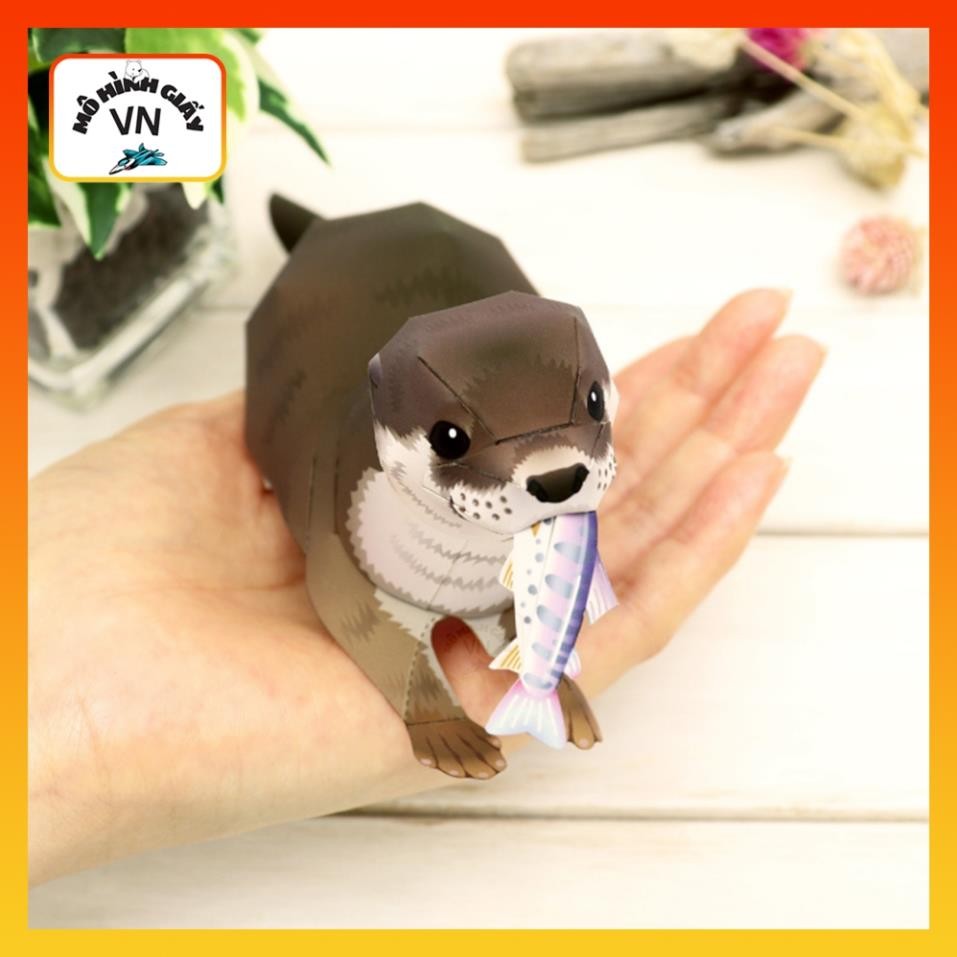 กระดาษประกอบ Otter รุ่น (Otter) - MohinhgiayVN