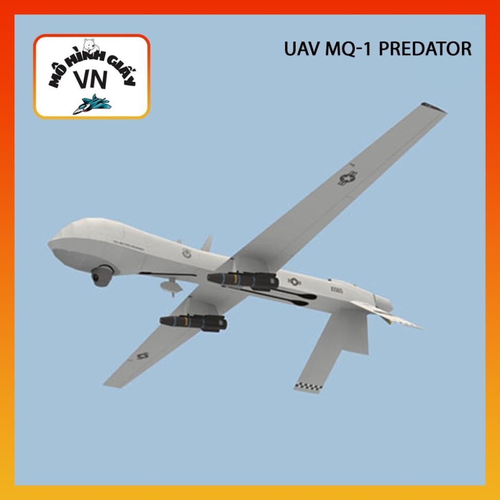 MQ-1 Predator UAV Drone Assembly Paper Model