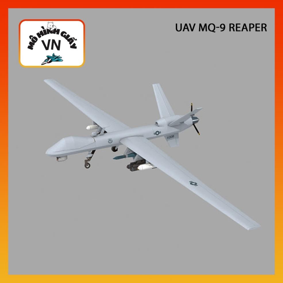 UAV MQ-9 Reaper Assembly Paper รุ่น