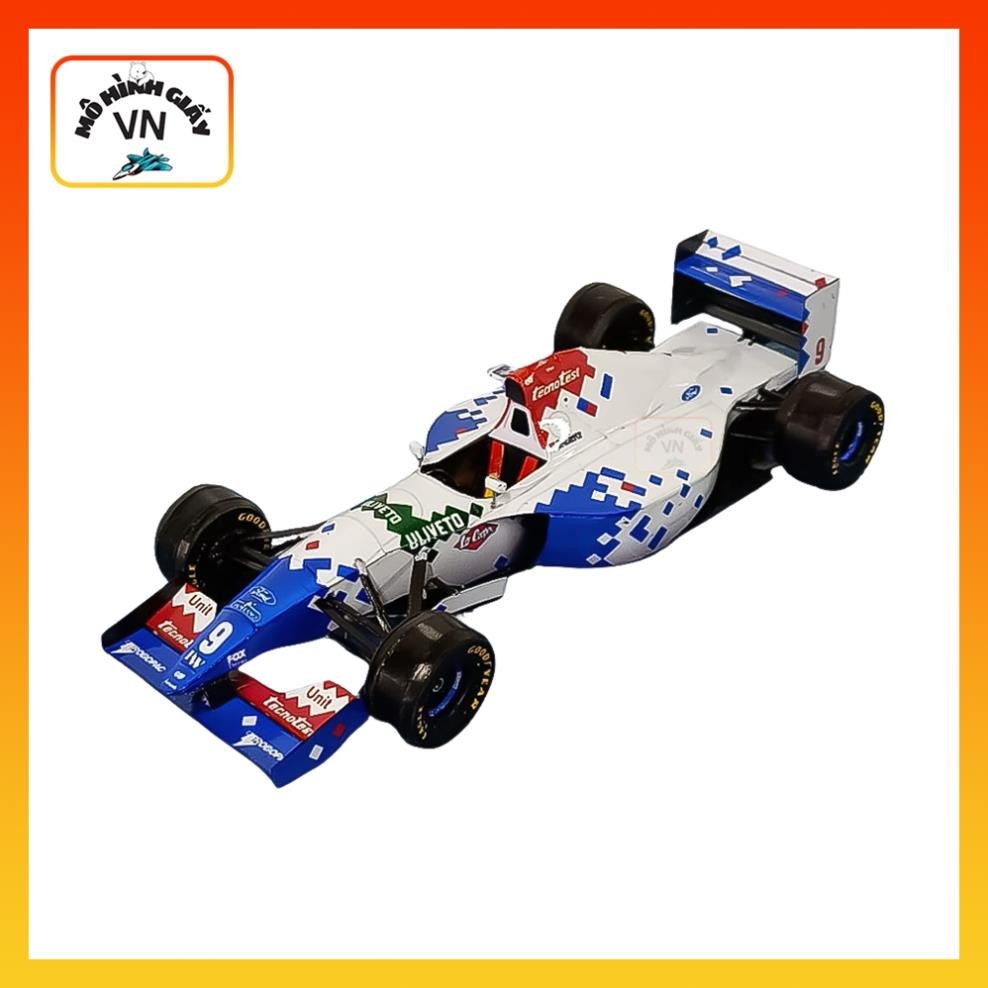 F1 Footwork FA15 Racing Car Assembly Paper Model - MohinhgiayVN