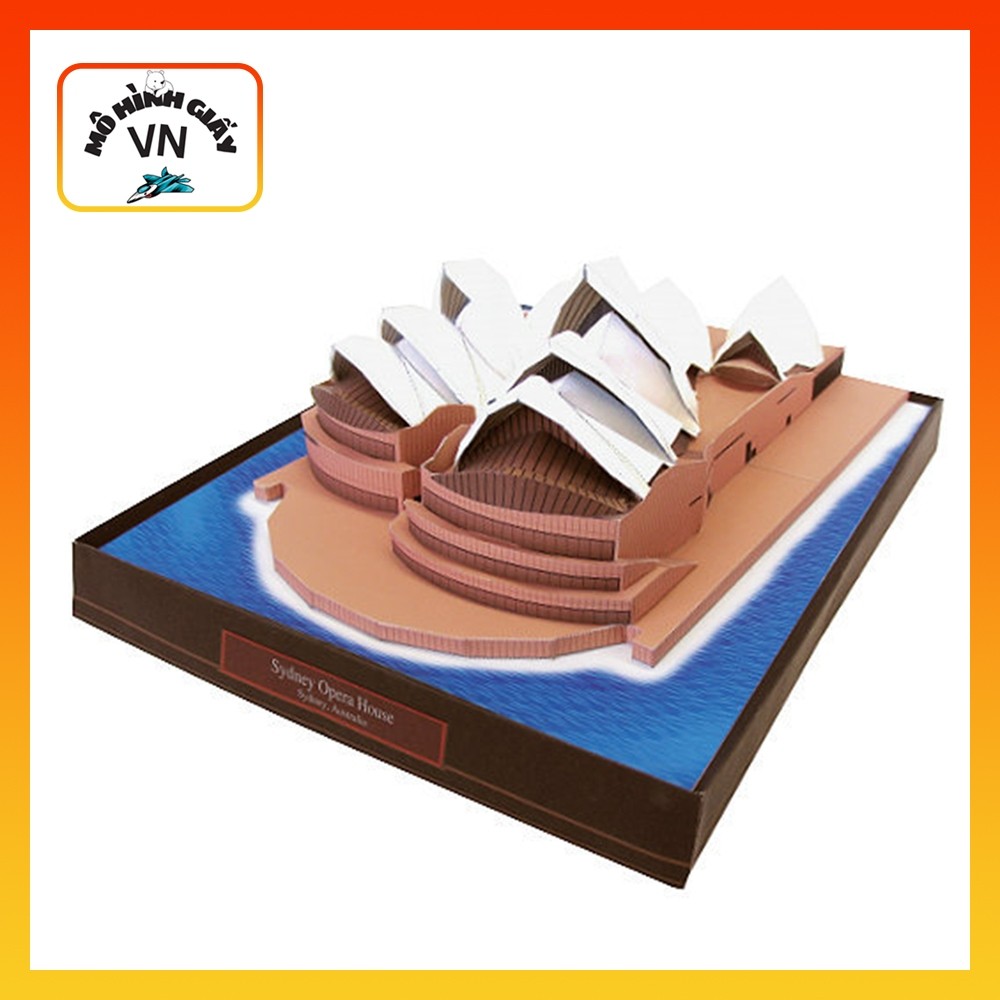 Sydney Opera House Assembly Paper Model (ออสเตรเลีย) - MohinhgiayVN