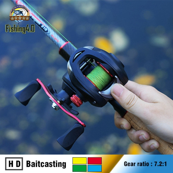 HD BaitCasting เครื่องแนวนอน ราคาถูก คุณภาพดี 4 สี - BB29 nakijdavgha112