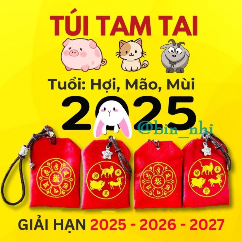 (FIRE) (Khai Quang Then) กระเป๋าตําไทสําหรับปีหมู,เหมา,มูอิสําหรับปี 2025, 2026, 2027