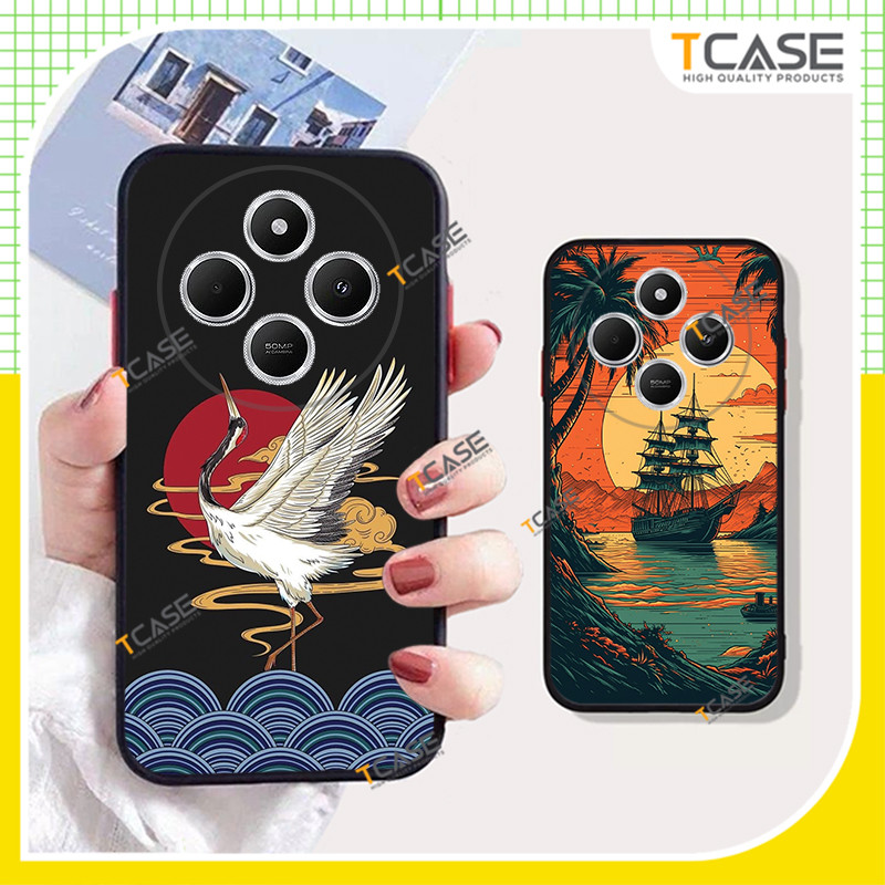 เคส Xiaomi Redmi 14C พร้อมพิมพ์แนวนอน| เคสกันกระแทก - Tcase