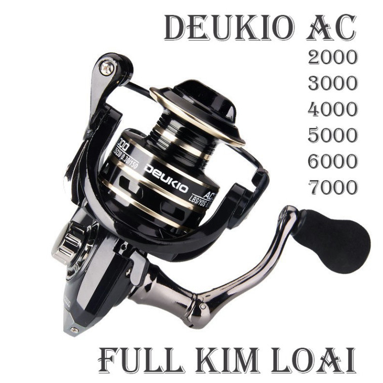 DEUKIO AC 27000 รอกตกปลา super strong dekukio AC 556hanz8945 เครื่องตกปลา