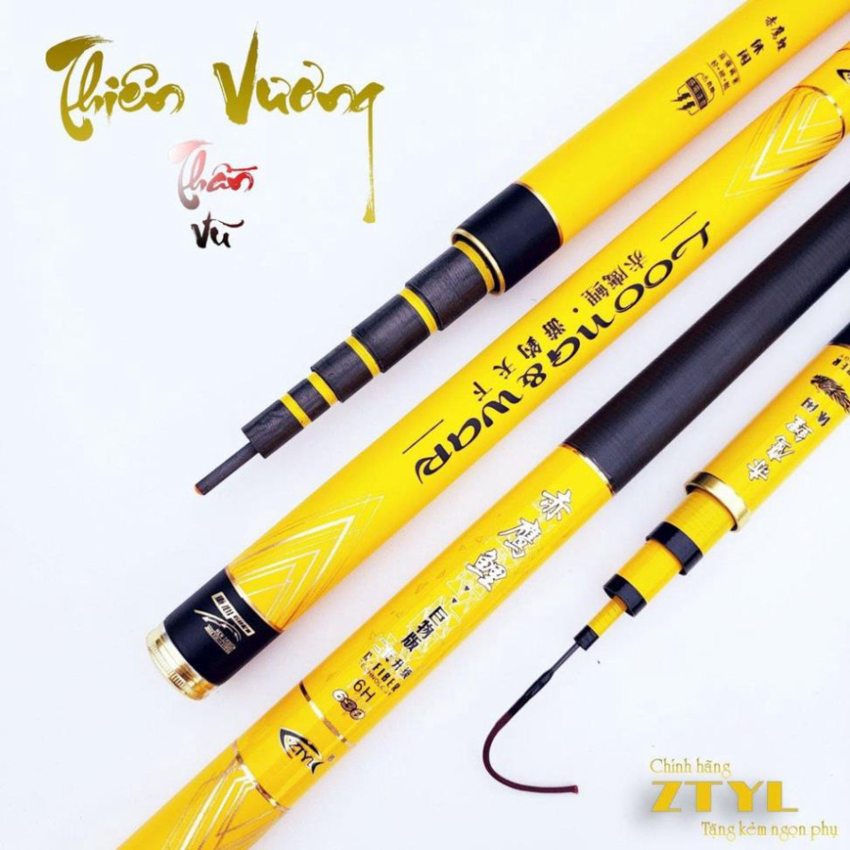 Thien Vuong Than Vu 6H คันเบ็ด 3m6 - 8m1 เหมาะสําหรับหลายภูมิประเทศ 562nzhxva6368