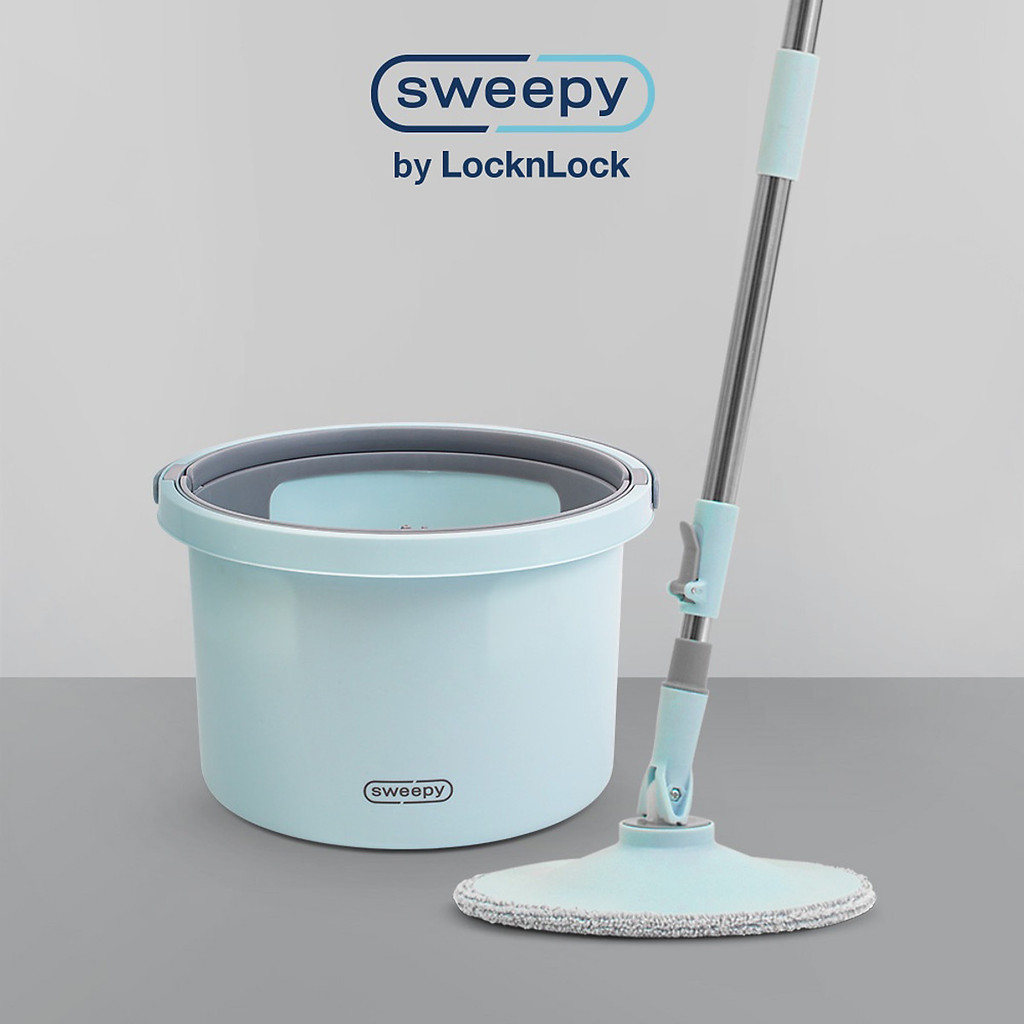 ชุดหัวเปลี่ยนไม้ถูพื้น Sweepy ETM972RF - สีขาว เทา