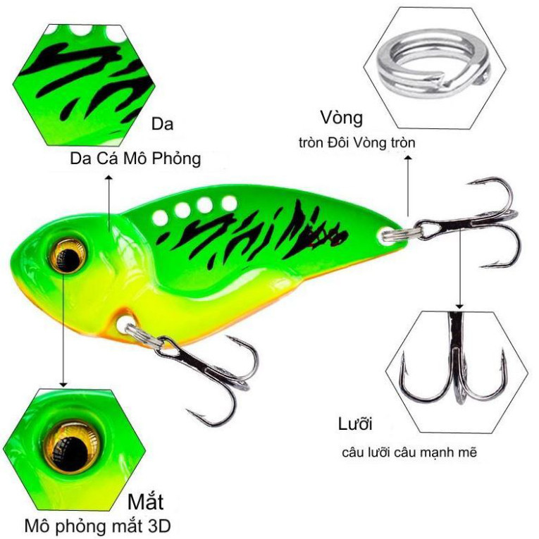 VIB Super Sensitive เหยื่อตกปลาปลอม 8g, 10g, 12g, 14g เชี่ยวชาญในการตกปลาช่อน MO34 5623lkhg789