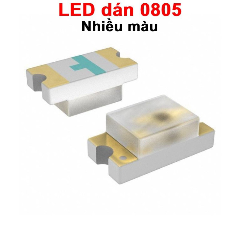 (100ชิ้น) 0805 SMD สติกเกอร์ นํา โปร่งใส