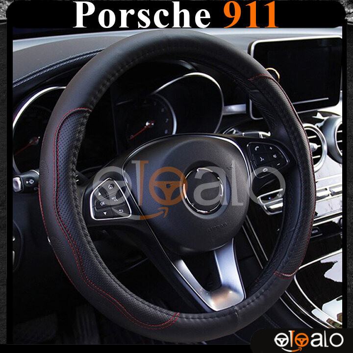 ฝาครอบพวงมาลัย Volang สําหรับ Porsche 911 หนัง PU พรีเมี่ยม - OTOALO