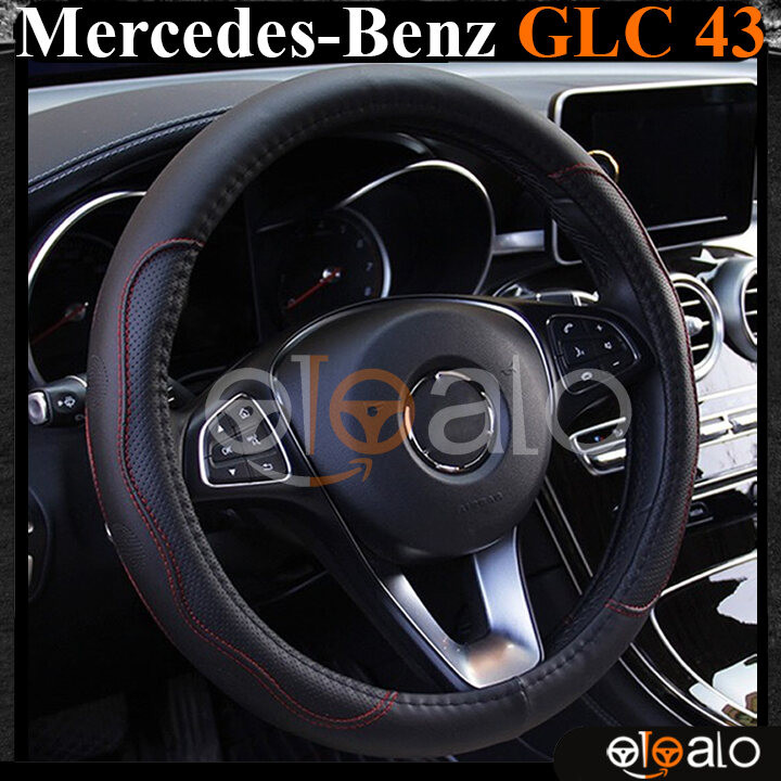 ฝาครอบพวงมาลัย Volang สําหรับ Mercedes Benz GLC 43 หนัง PU พรีเมี่ยม - OTOALO