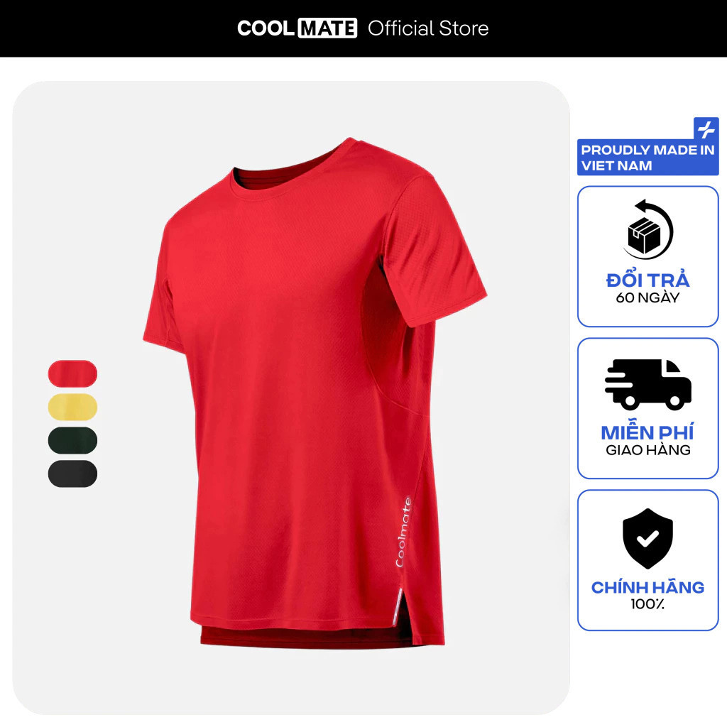เสื้อยืดวิ่งกีฬาผู้ชาย Advanced Fast & Free II Coolmate