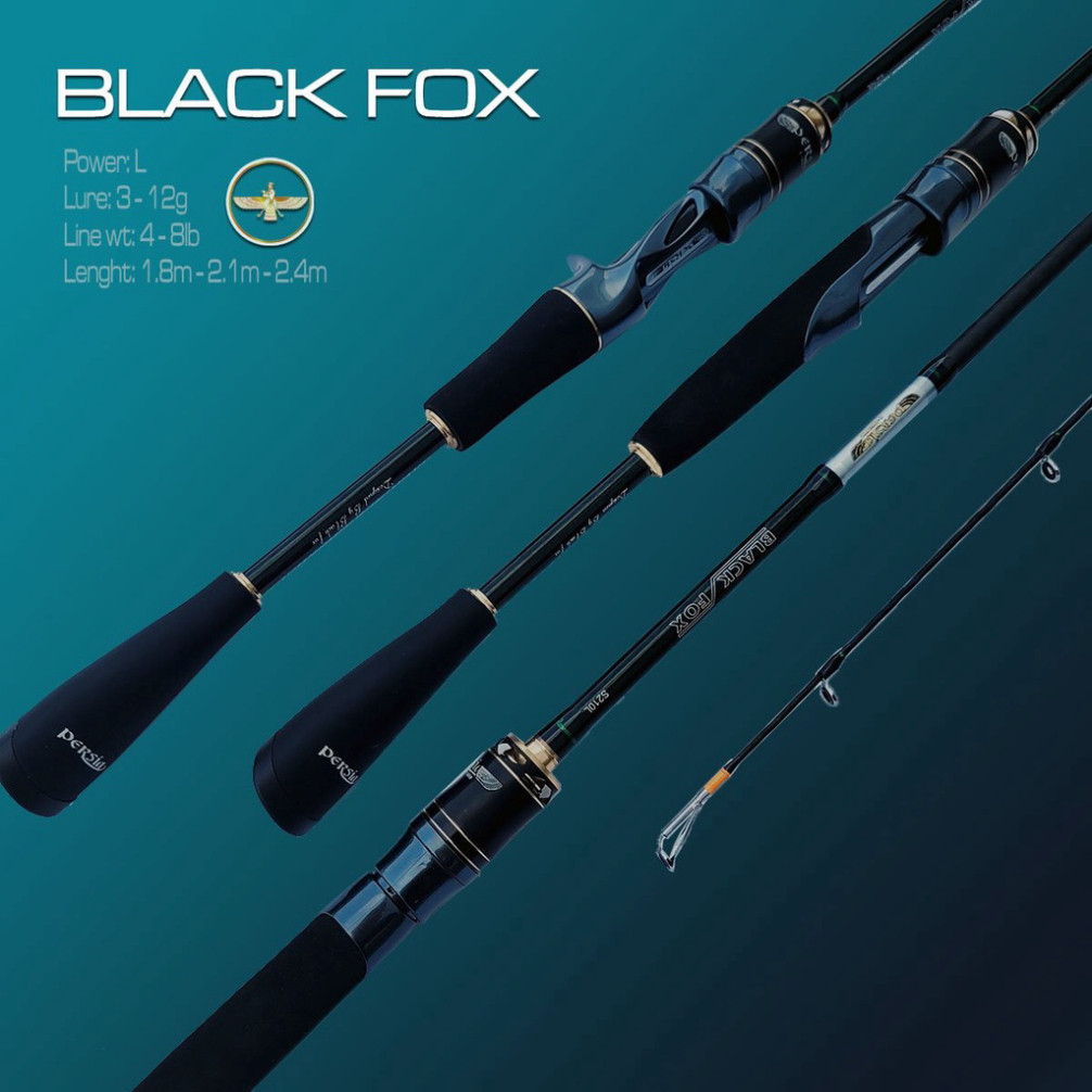 BLACK FOX Power L คันเบ็ดไทยพร้อมวัสดุคาร์บอนบิด CM39 agzjbxvkp123