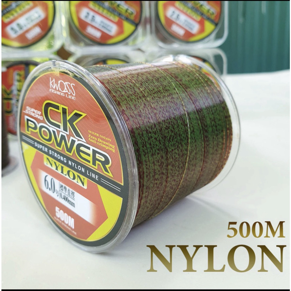 "สายการประมงที่มองไม่เห็น 100% Nylon CK power สายตกปลา เหมาะสําหรับโหลดปลา ใช้เป็นรอกตกปลา CK-500 25