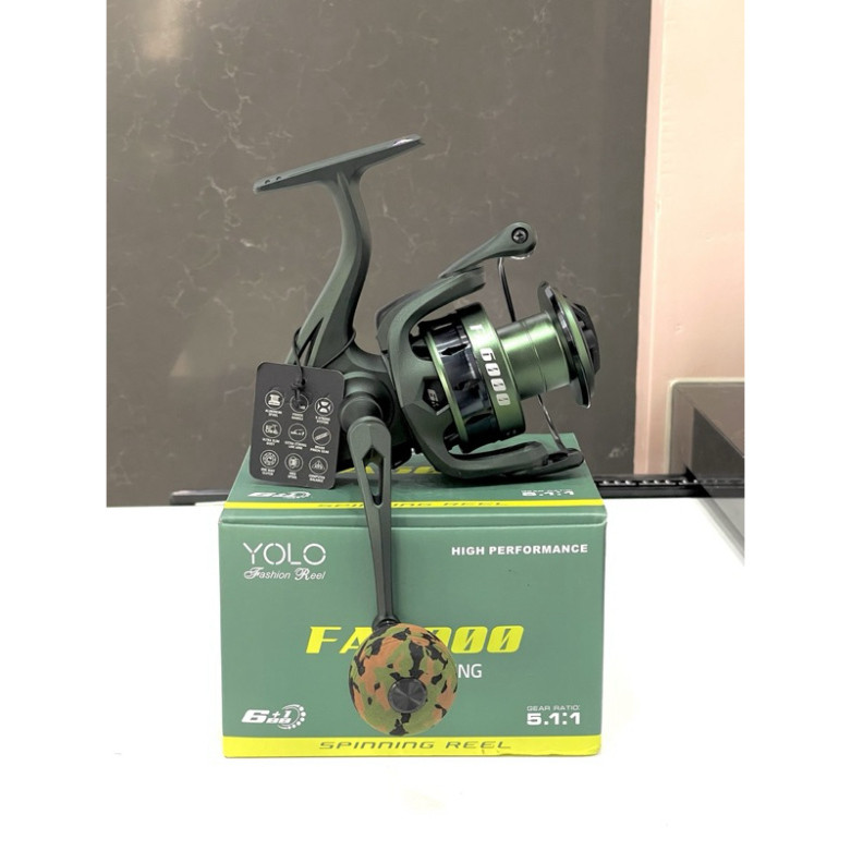 รอกตกปลา Yolo FA รุ่น Yolo แท้ใหม่ ขนาดตั้งแต่ 2000 ถึง 6000 Fishing 422kjga123