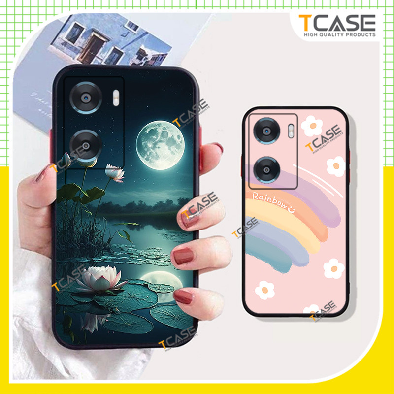 Oppo A57 4G, Oppo A77 4G, A77s, เคส Oppo A97 5G พิมพ์ลายดอกบัว - Tcase