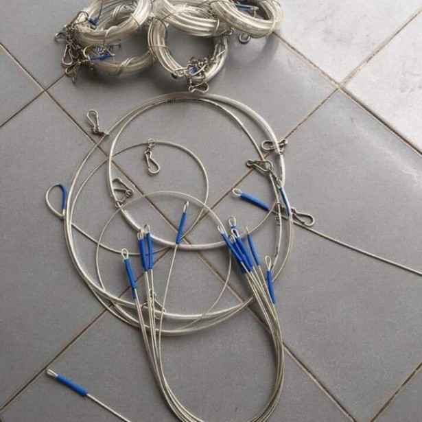 ชุดสายไฟและโซ่ยาว 80 ซม. - NORTHERN FISHING GEAR - S10 habdk888