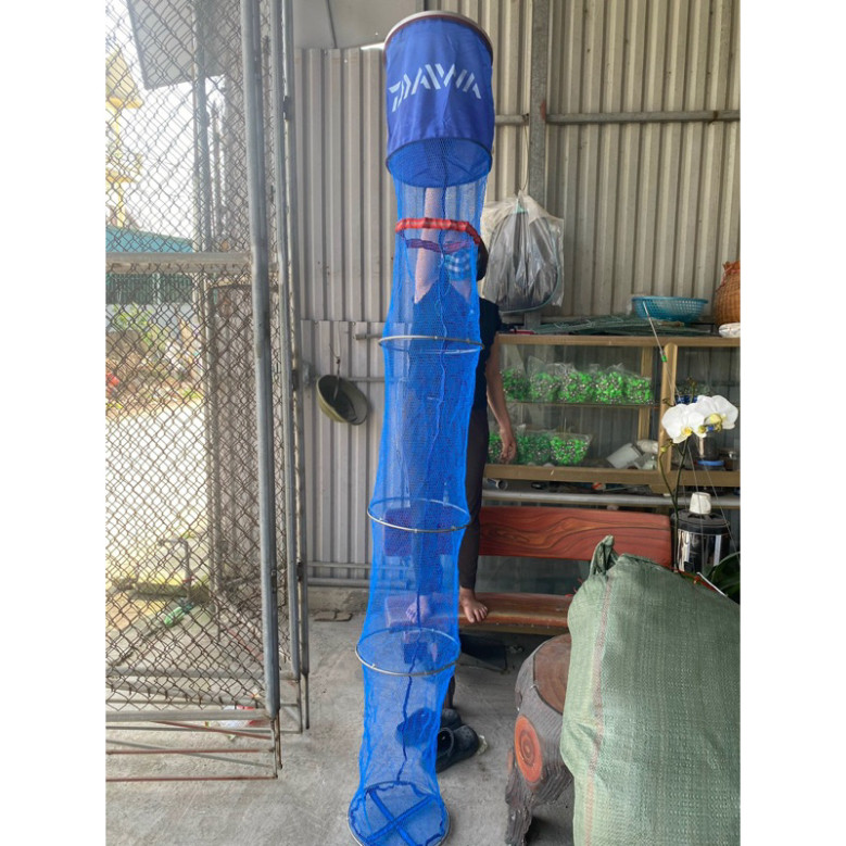 ตะกร้าปลา DAIWA พร้อมกรอบสแตนเลสคุณภาพสูงทุกขนาด เฉพาะสําหรับการตกปลามือและยาว - NORTHERN FISHING GE