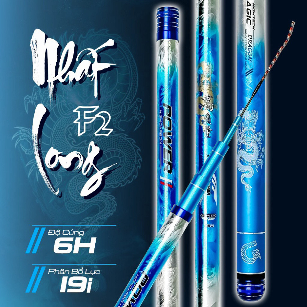 Nhat ยาวมือตกปลา Rod F2 6H 19i ฟรีกระเป๋าผ้า Float Shaft และใบมีด 565as2dghjjj
