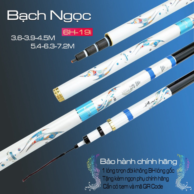ของแท้ ZTYL 6H Bach muc Hand Fishing rod มาพร้อมปลายเสริมและ 1 ปี 1 คัน 565as2dghjjj