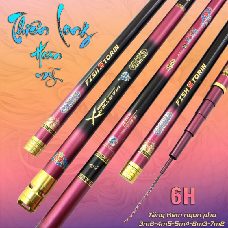 ของแท้ ZTYL Thien Long Hoan My 6H Hand Rod counterweight สําหรับล่าสัตว์ มาพร้อมถุงผ้า เพลาลอยและใบม