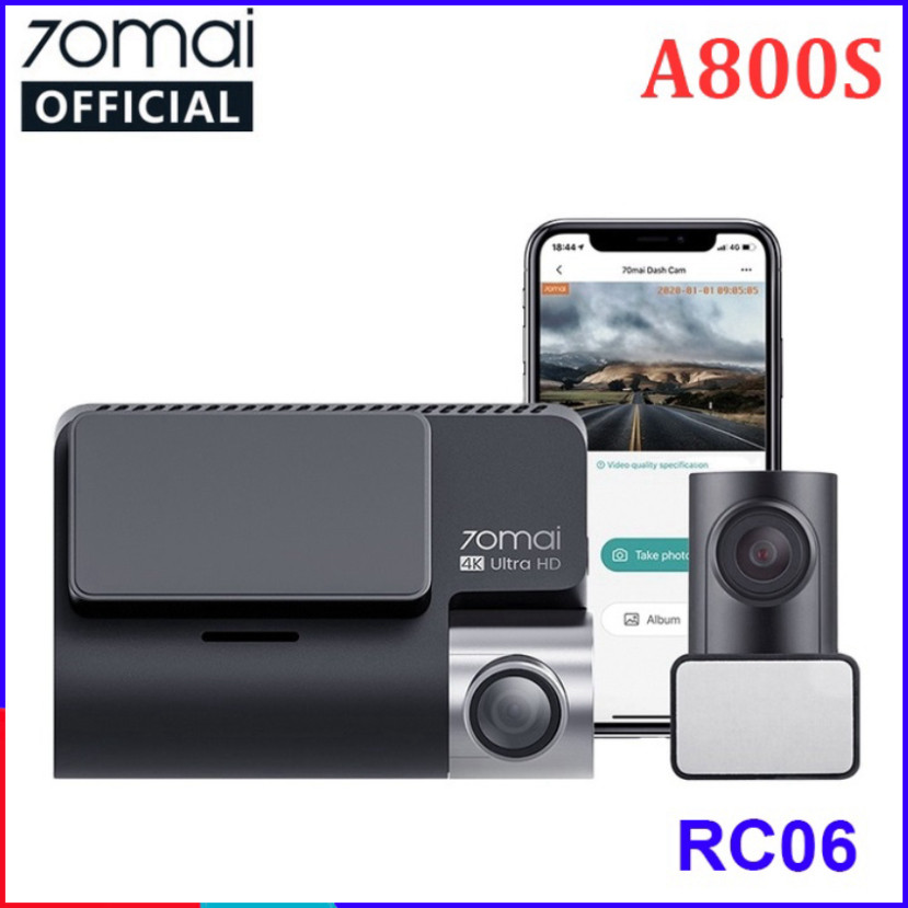 [GENUINE] กล้องติดรถยนต์ Xiaomi 70mai Premium International Version A800S Wifi - สินค้าของแท้