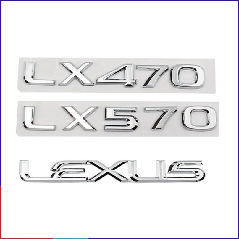 [GENUINE] สติ๊กเกอร์รูปลอก Lexus / LX470 / LX570 สําหรับท้ายรถ - สินค้าของแท้