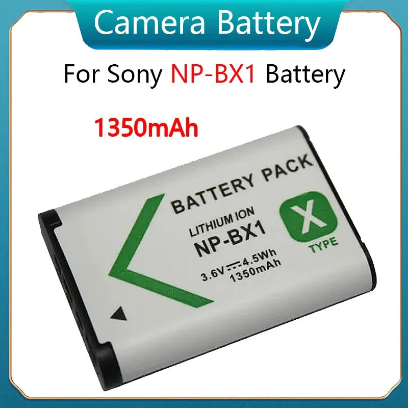 1350มิลลิแอมป์ชั่วโมง NP-BX1 NP แบตเตอรี่ BX1สำหรับ Sony DSC RX1 RX100 M3 WX350 GWP88 HX400 PJ240E A